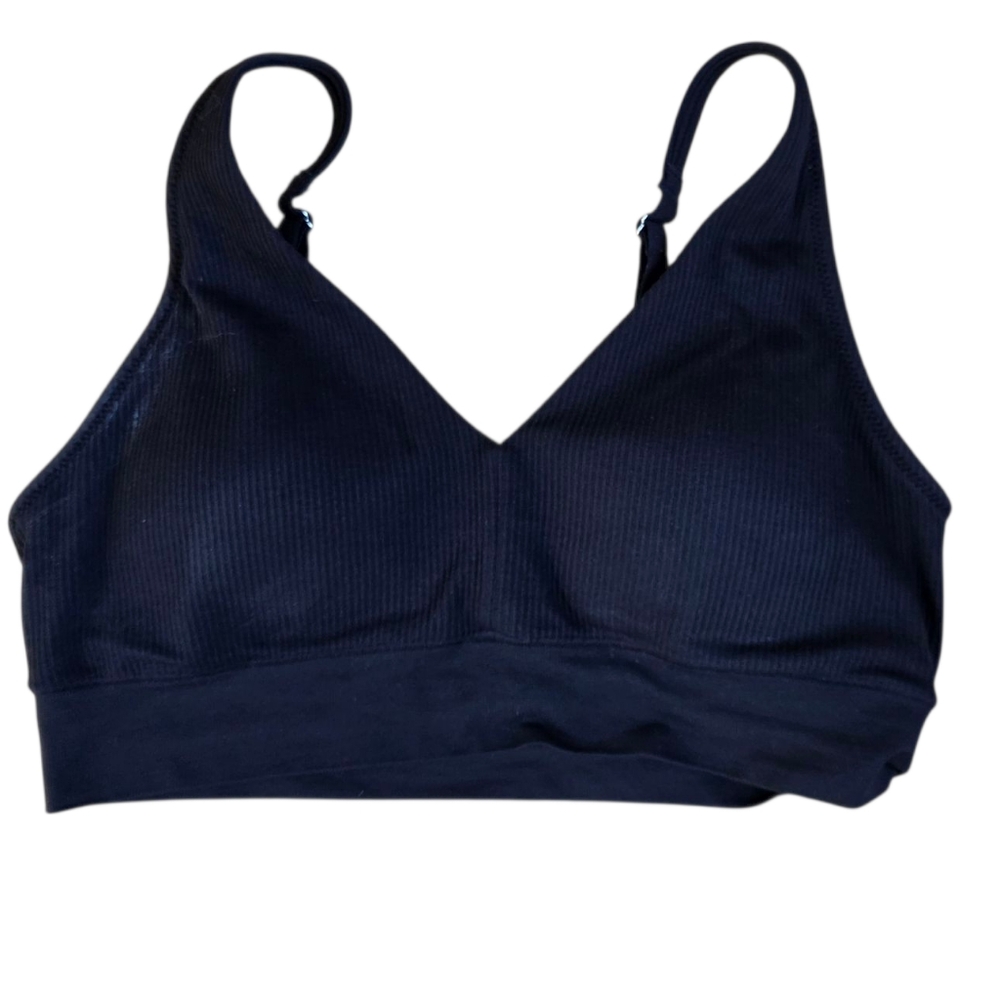 Jockey Black Sports Bra With Adjustable Straps Size M